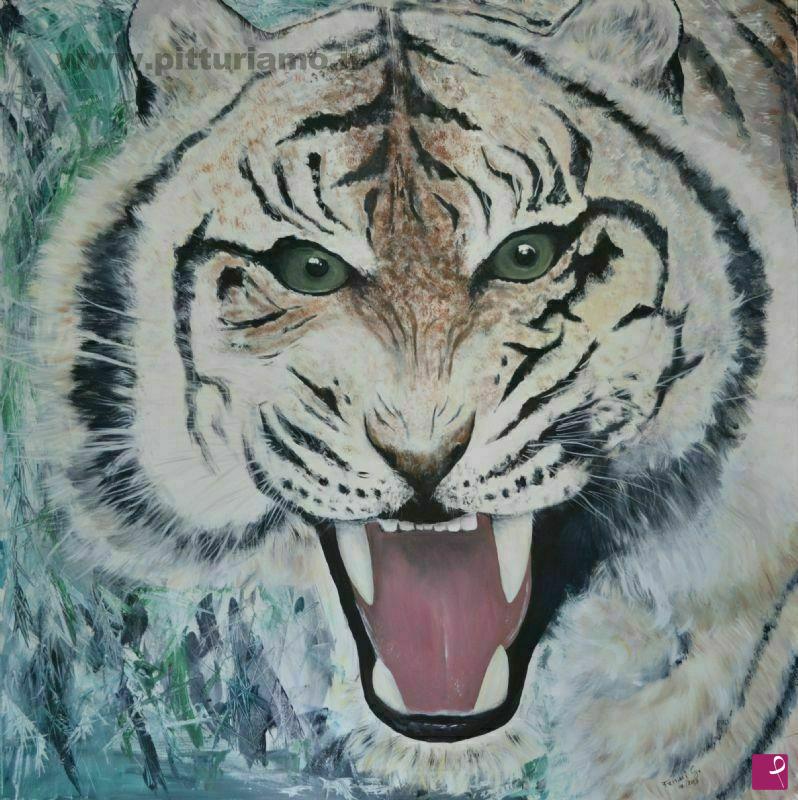 quadri in vendita online - la tigre