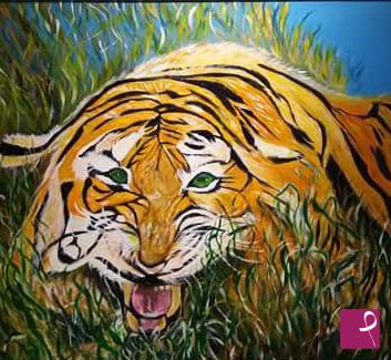 quadri in vendita online - La tigre