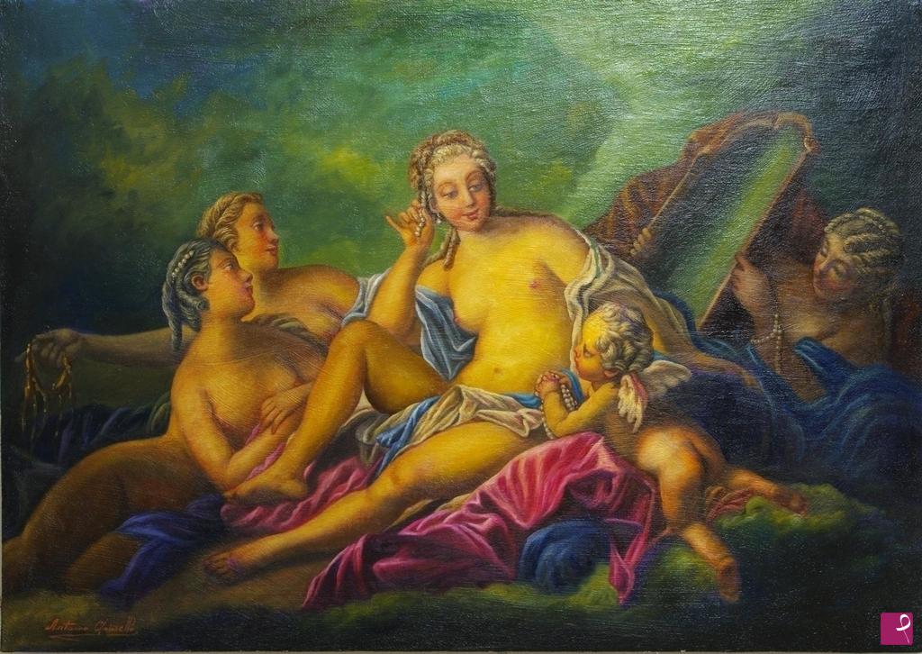 quadri in vendita online - la tolettatura di Venere