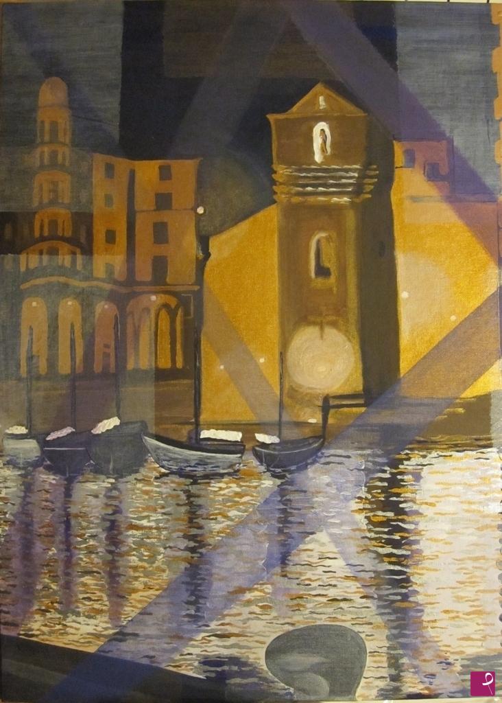 quadri in vendita online - La torretta (giochi di luce)