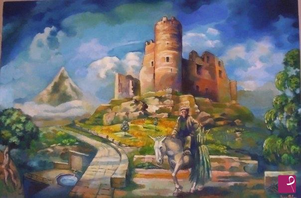 quadri in vendita online - " La Tradizione" quadro moderno dipinto a mano oli on canvas.