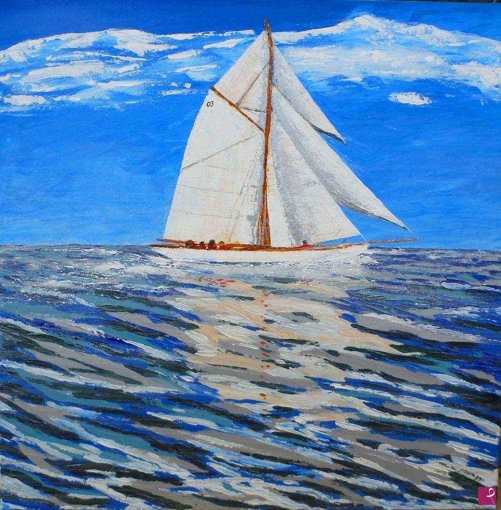 quadri in vendita online - la vela brezza lieve