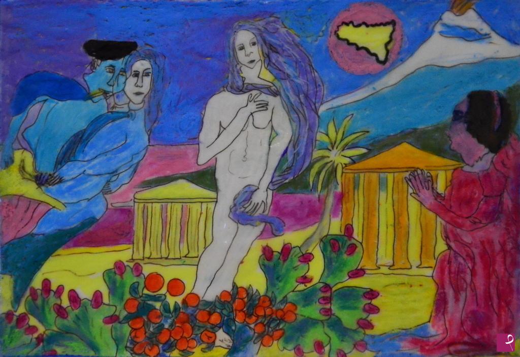 quadri in vendita online - LA VENERE DI TRINACRIA