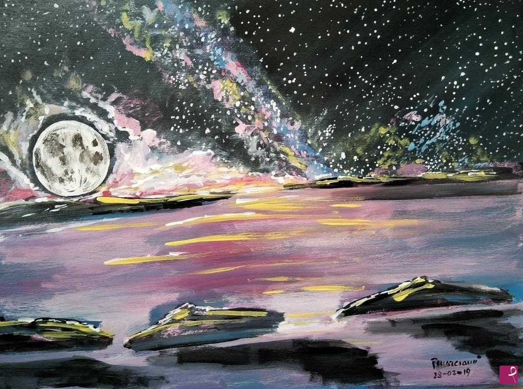 quadri in vendita online - "La via Lattea II "