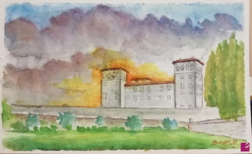 quadri in vendita online - La Villa Medicea dell'Ambrogiana 