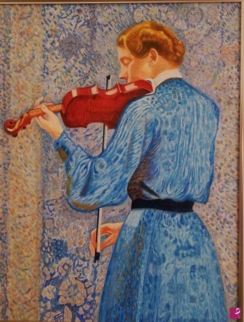 quadri in vendita online - La violinista
