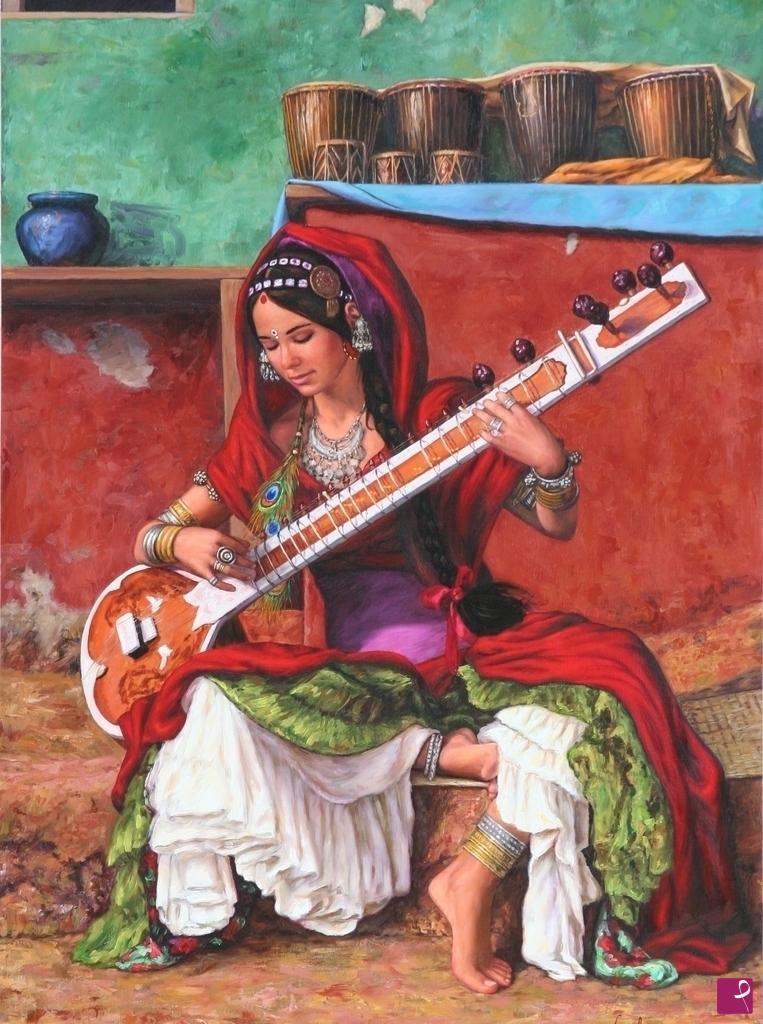 quadri in vendita online - La voce del sitar