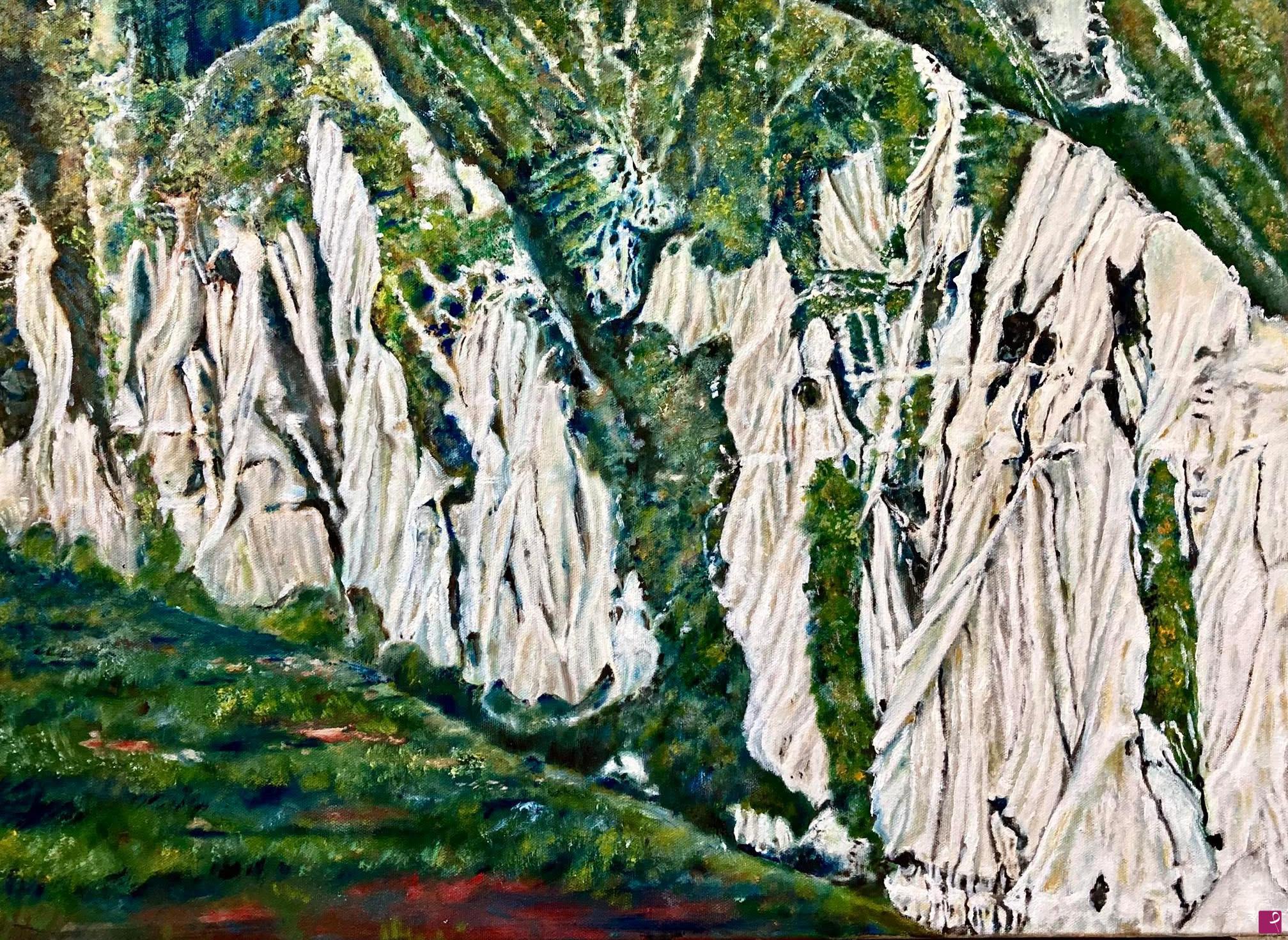 quadri in vendita online - “La Vrica”       olio su tela 50x70