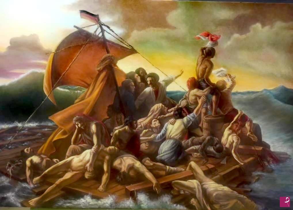 quadri in vendita online - La zattera della Medusa