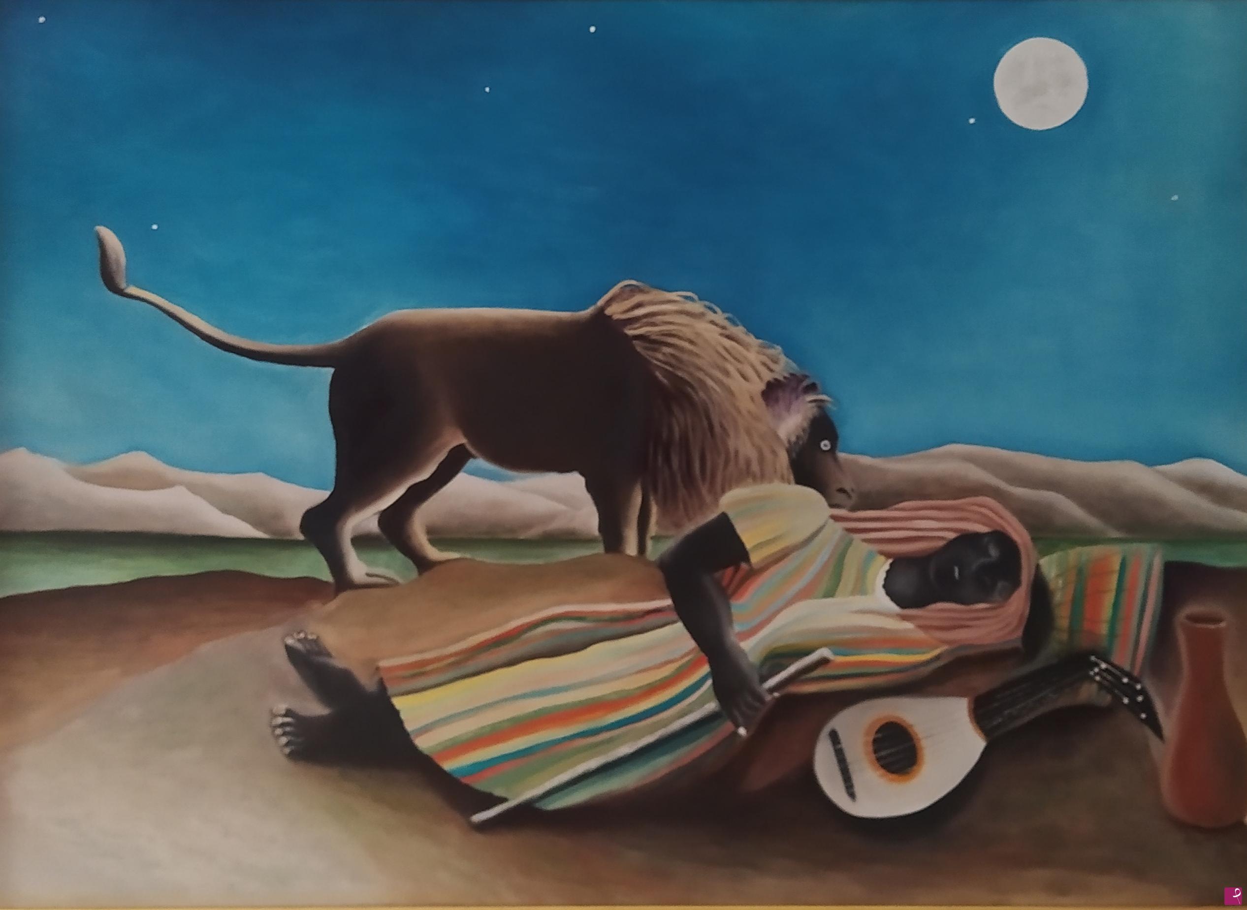 quadri in vendita online - La zingara addormentata Buzzoni Filippo art