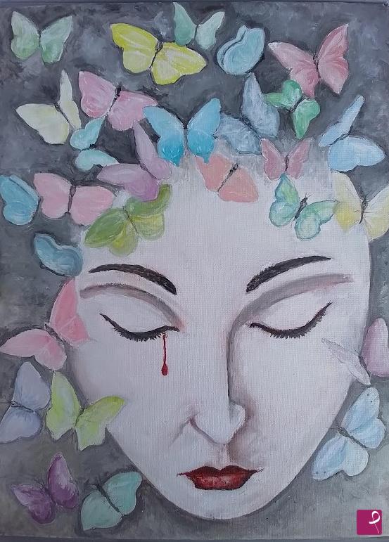 quadri in vendita online - L'ABBANDONO DELLA SPERANZA (Madame Butterfly)