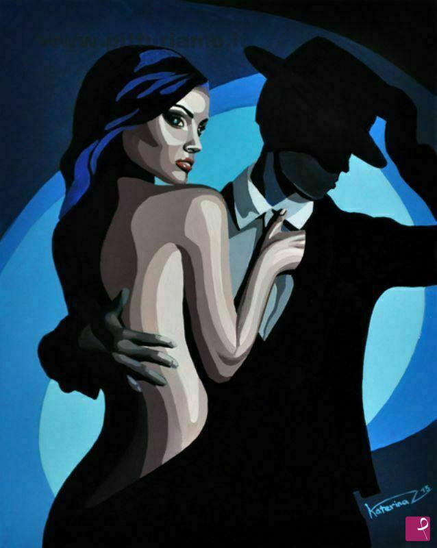 quadri in vendita online - L'abbraccio dell'ombra