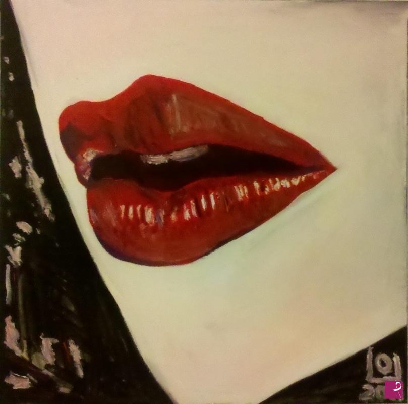 quadri in vendita online - labios rojos