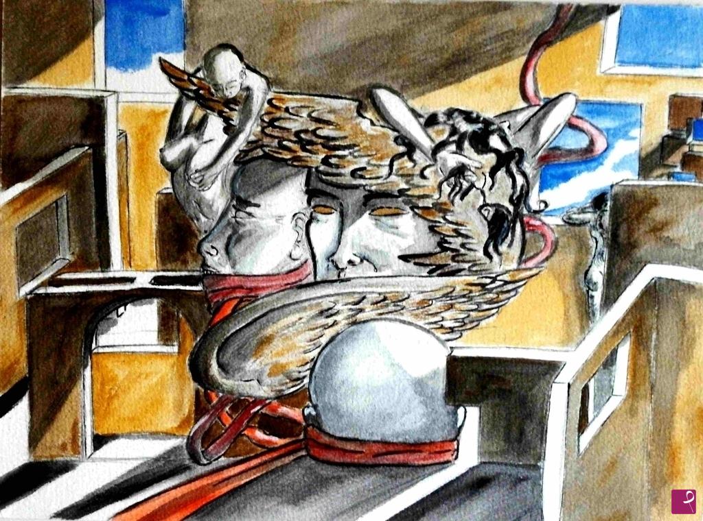 quadri in vendita online - labirinti mentali