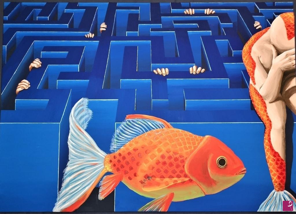 quadri in vendita online - LABIRINTO DI MARE