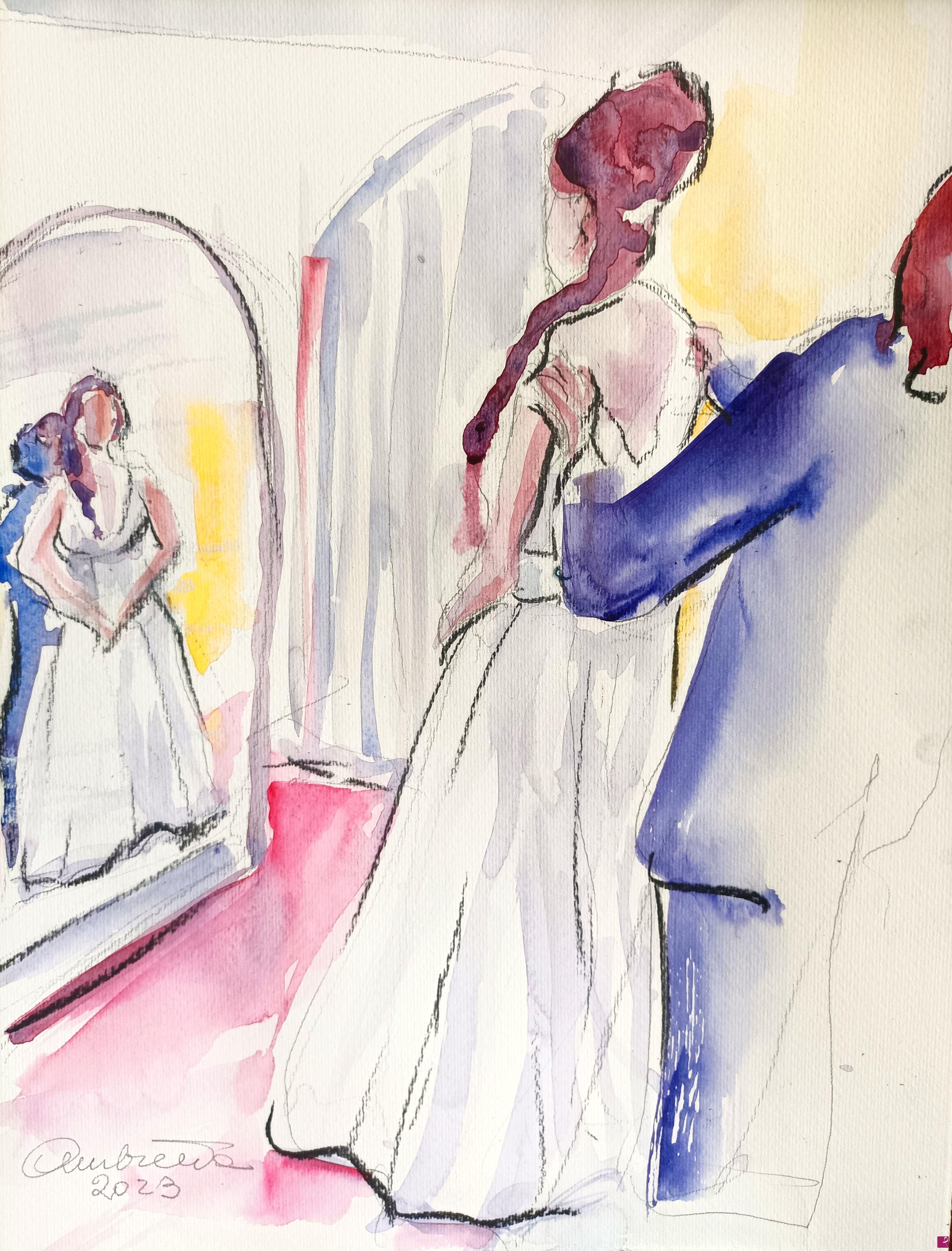 quadri in vendita online - L'abito da sposa