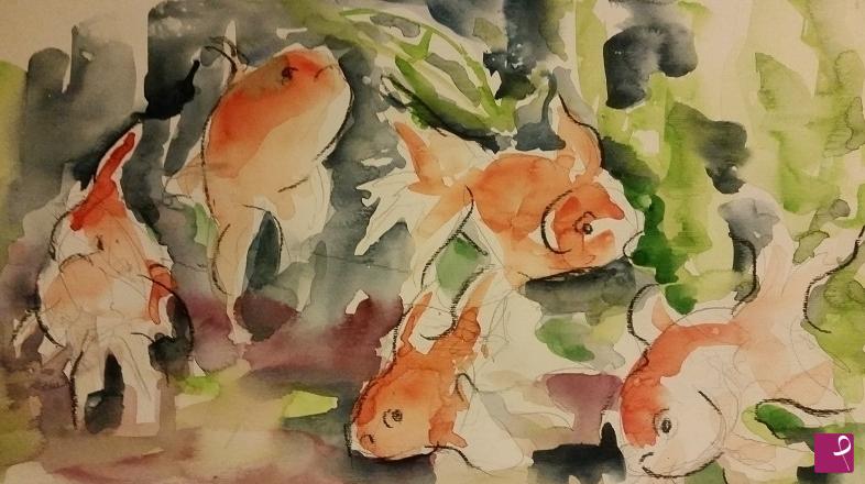 quadri in vendita online - L'acquario