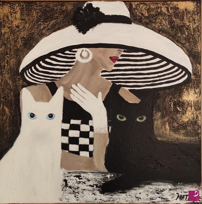 quadri in vendita online - Lady Kitty