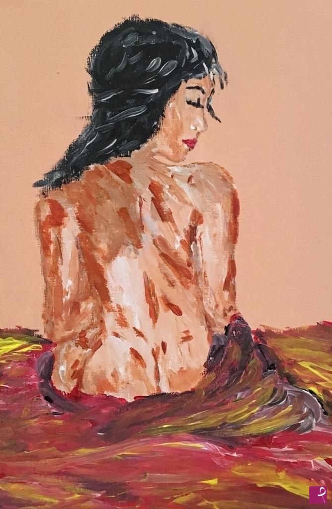 quadri in vendita online - Lady nude