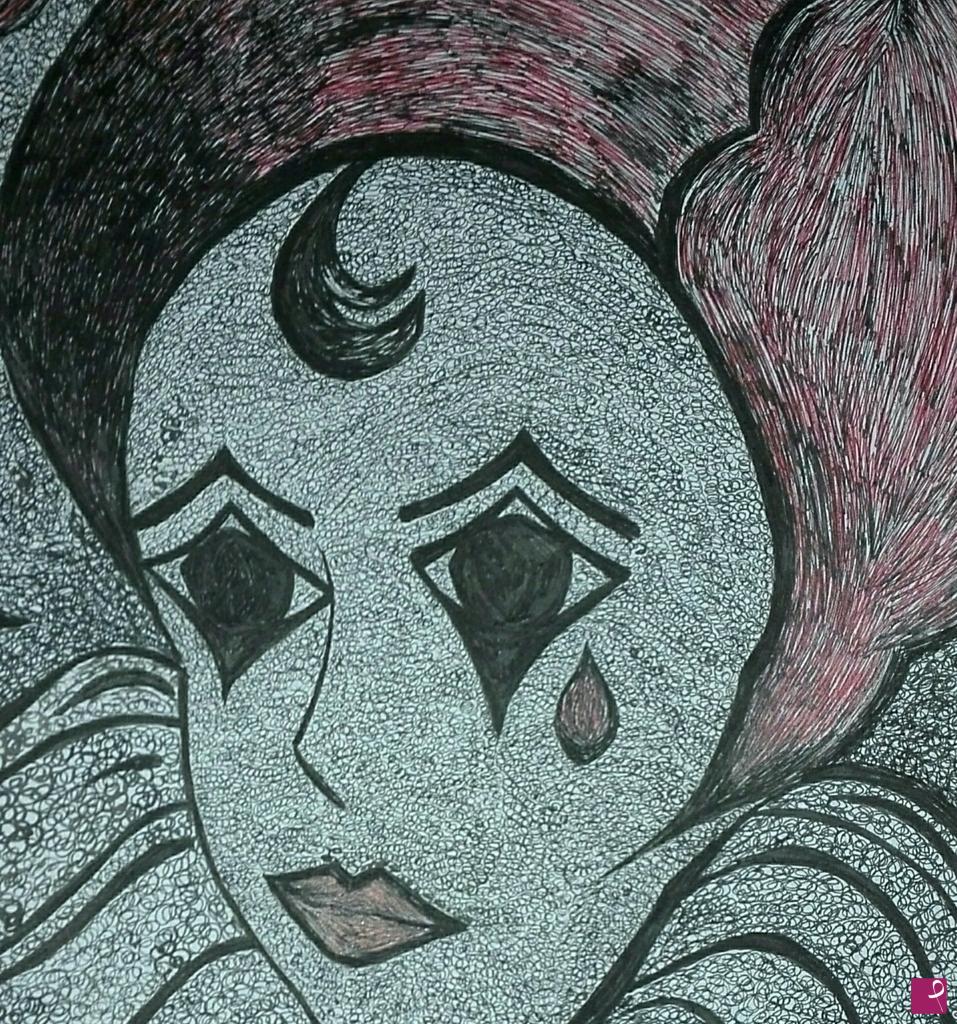quadri in vendita online - "Lady Pierrot"