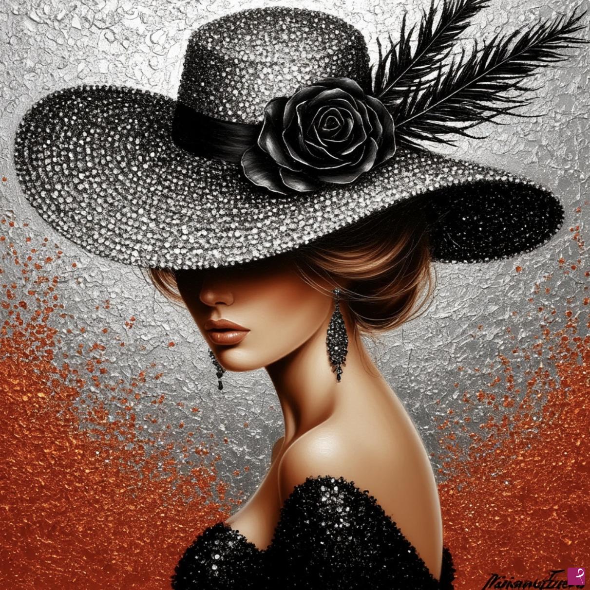 quadri in vendita online - Lady stranger