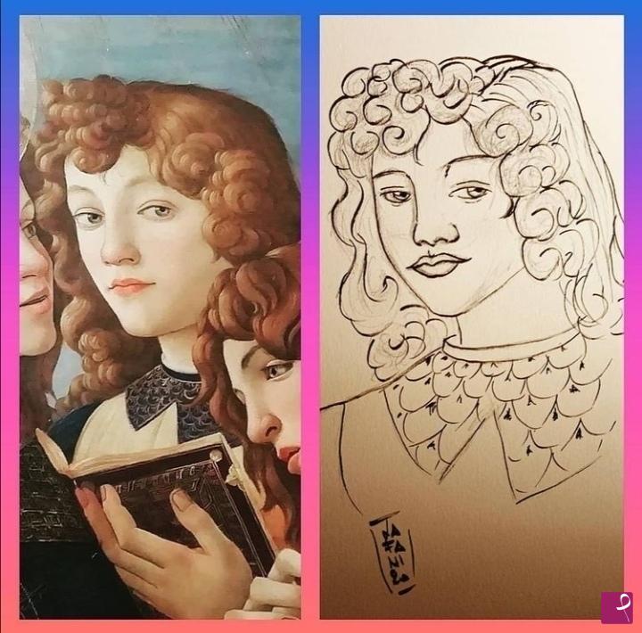 quadri in vendita online - LaFani vs Botticelli 
