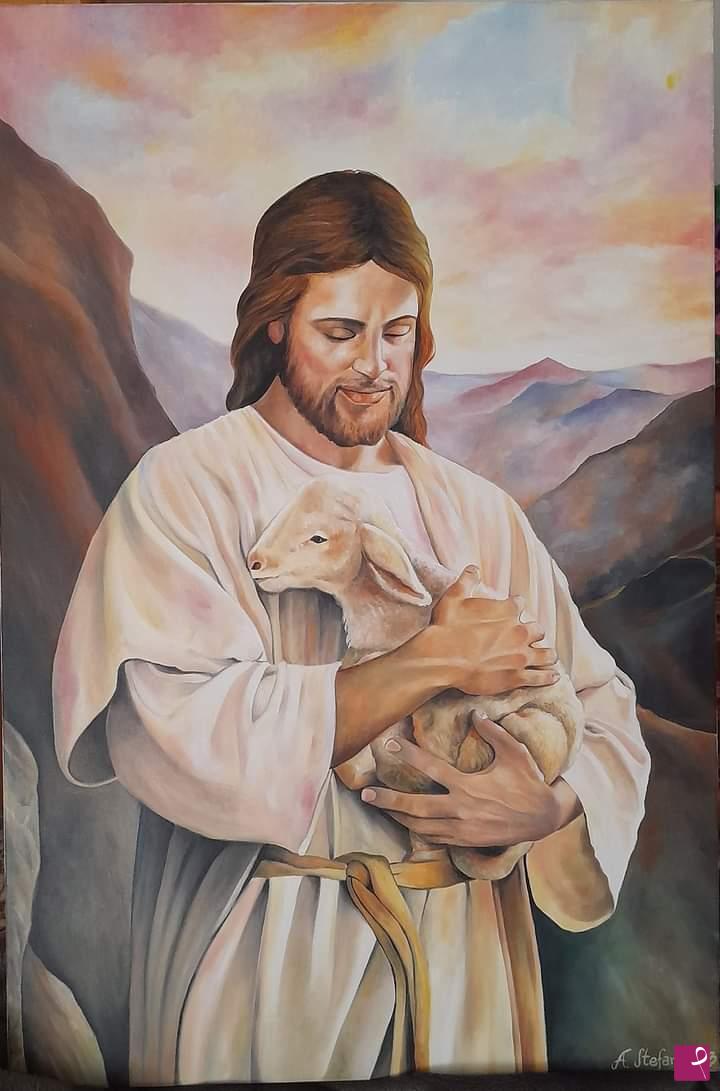 quadri in vendita online - L'agnello perduto- the lost lamb
