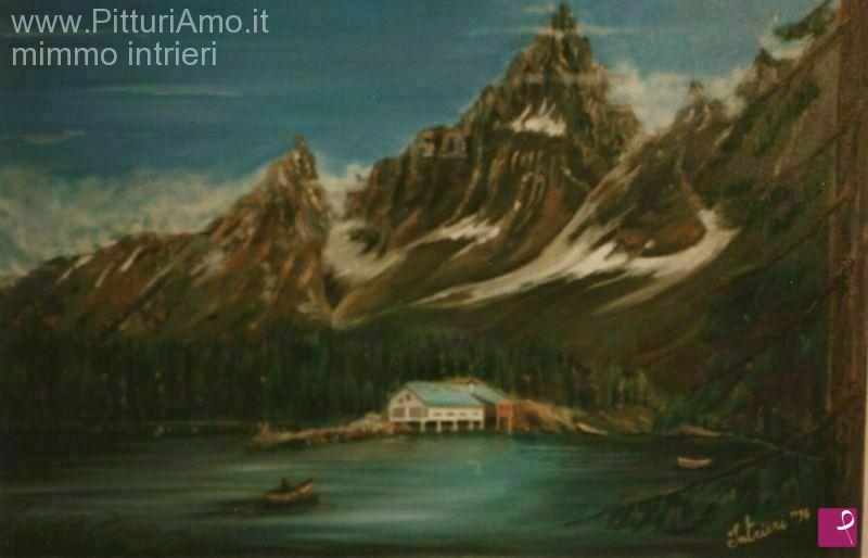 quadri in vendita online - lago alpino
