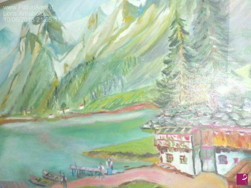 quadri in vendita online - Lago Alpino