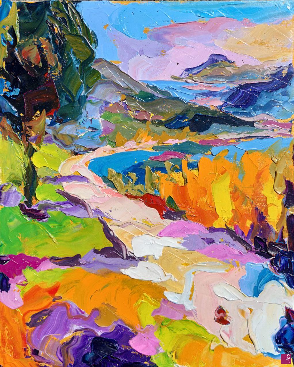quadri in vendita online - lago d'averno: en plein air
