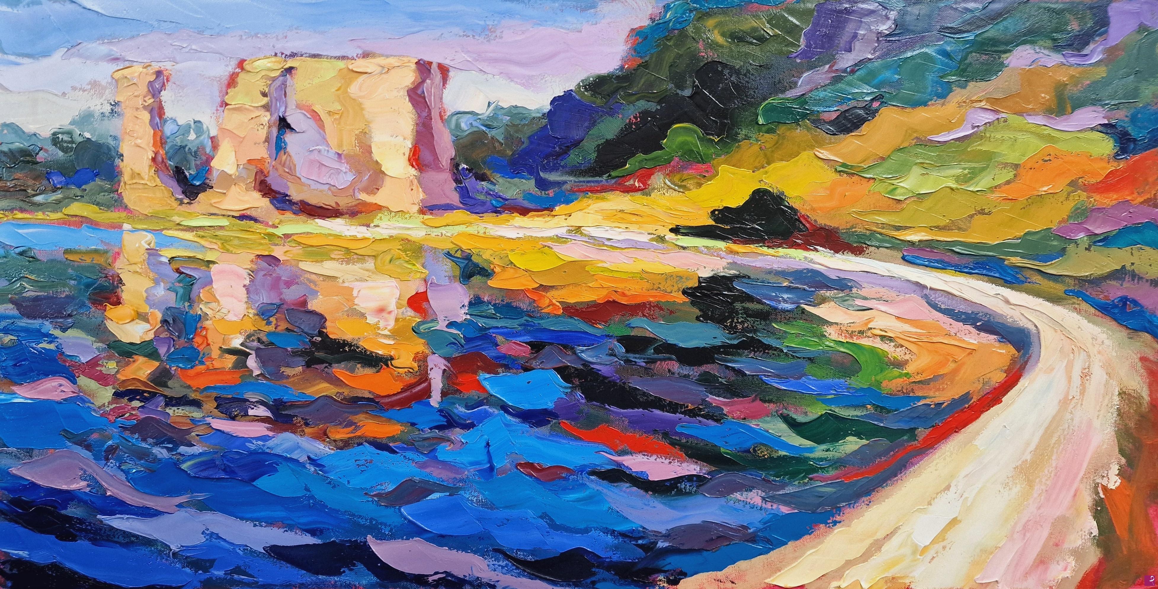 quadri in vendita online - Lago d'averno: impressionismo archetipico