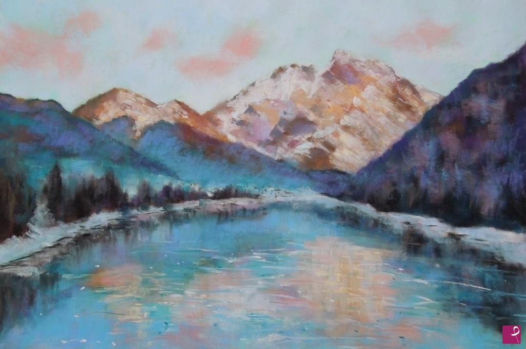 quadri in vendita online - Lago di Auronzo d'inverno - 44