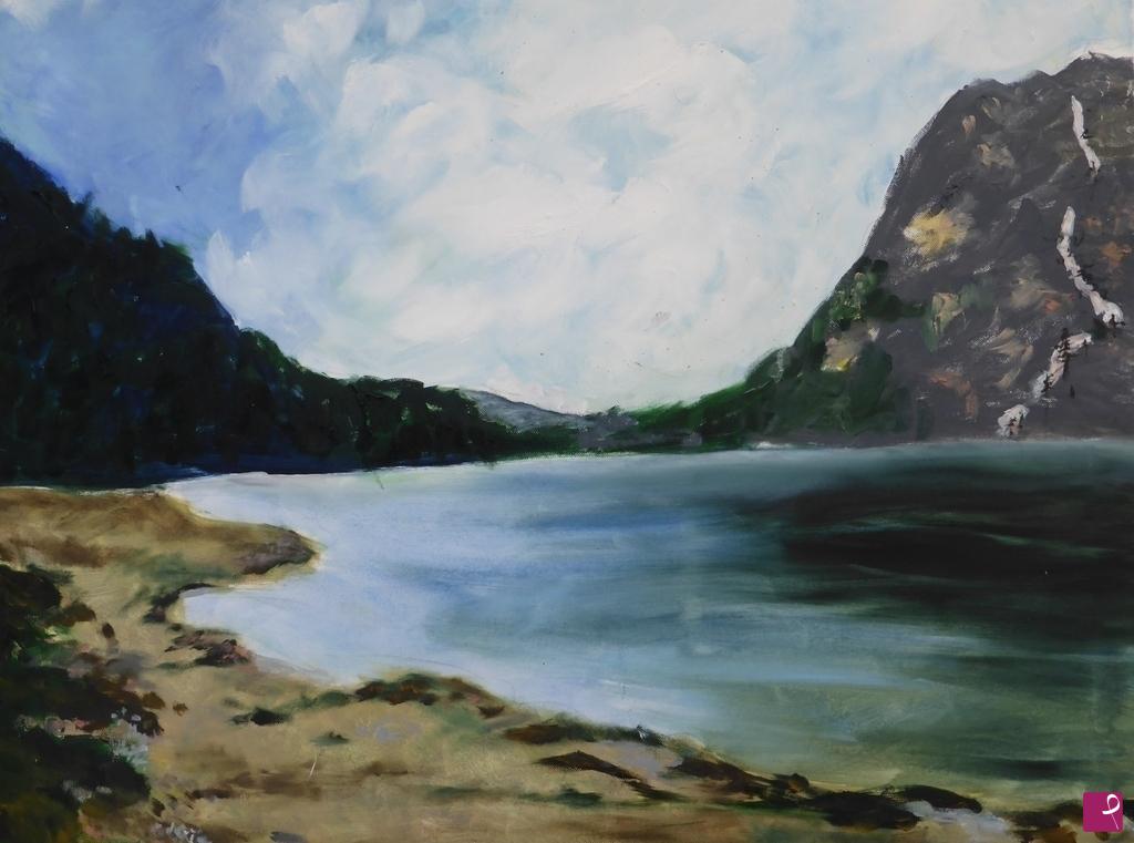 quadri in vendita online - Lago di Braies