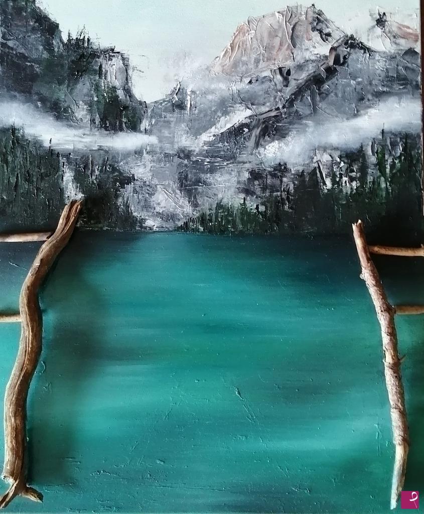 quadri in vendita online - Lago di Braies