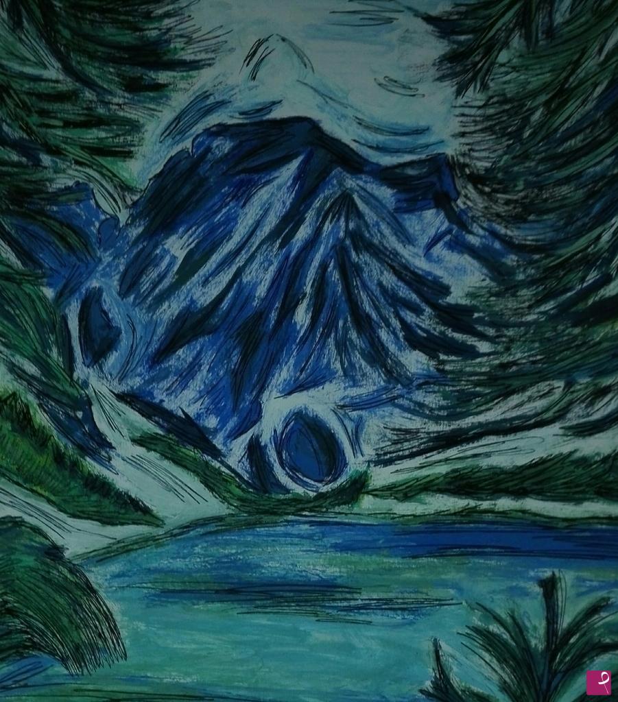 quadri in vendita online - "Lago di Braies"