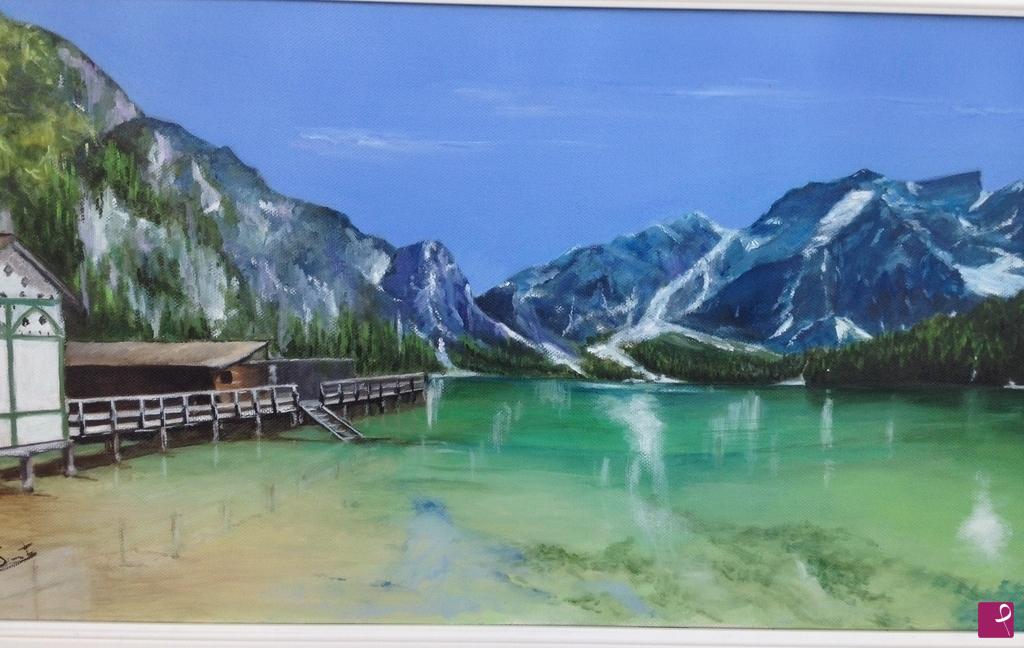 quadri in vendita online - Lago di Braies