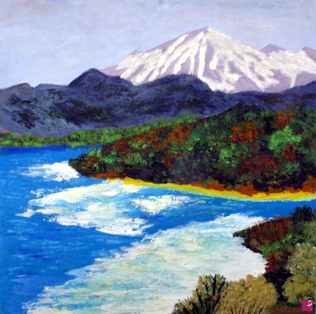 quadri in vendita online - LAGO DI CAMPOTOSTO (AQ)