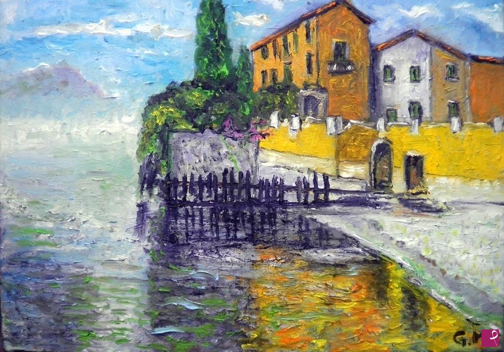 quadri in vendita online - Lago di Como