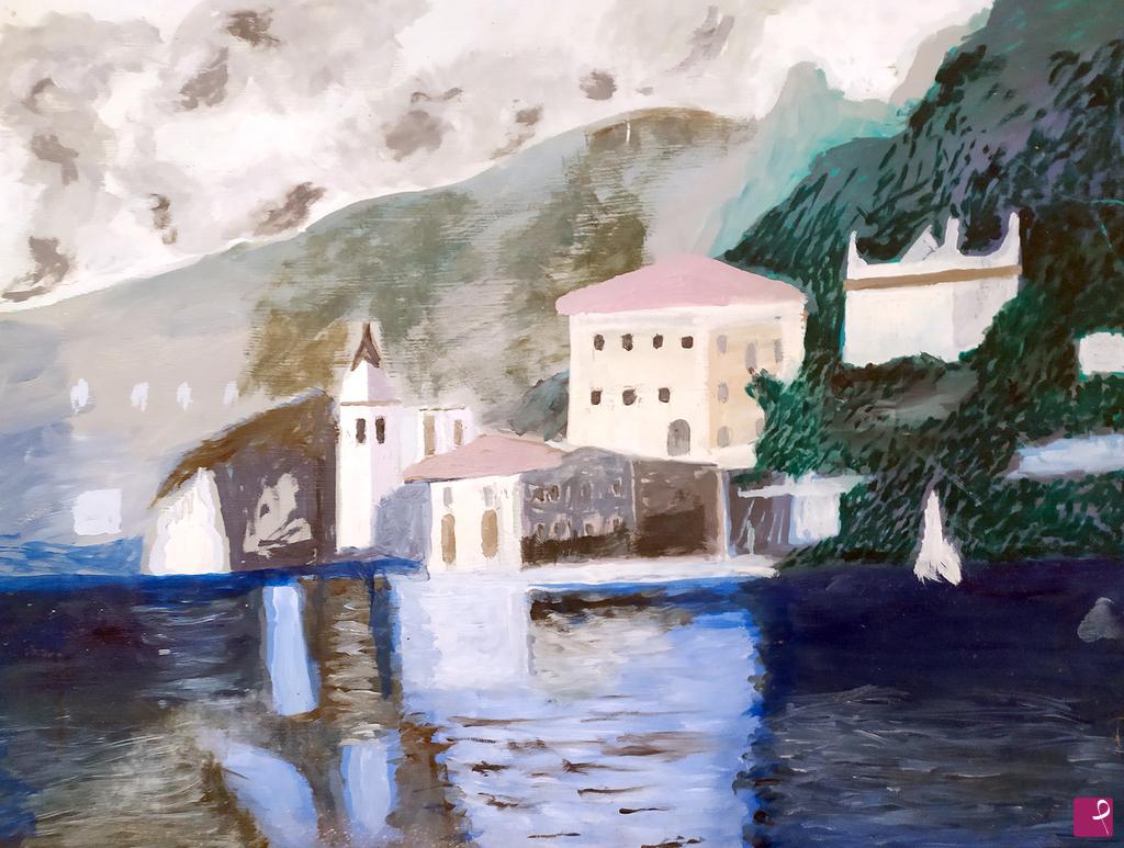quadri in vendita online - Lago di Como