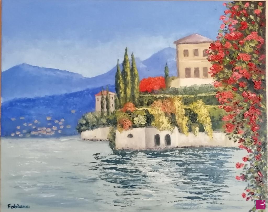 quadri in vendita online - Lago di como