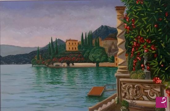 quadri in vendita online - Lago di Como