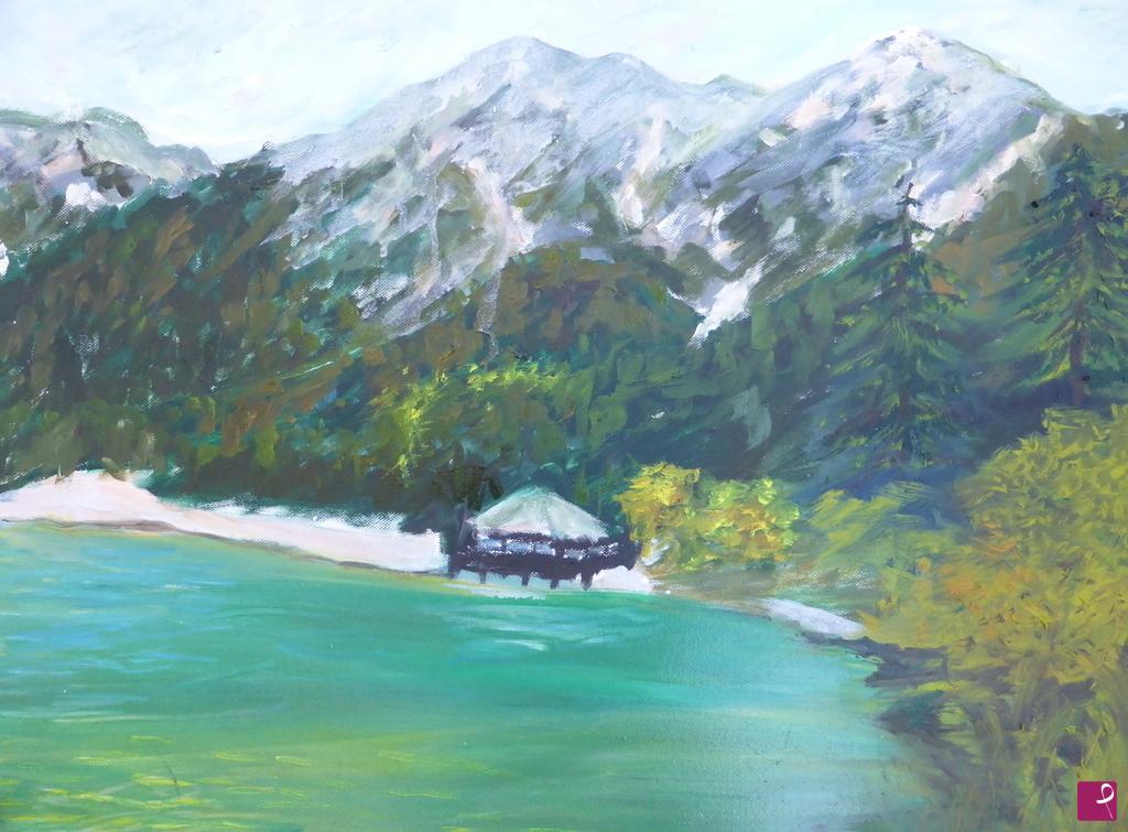 quadri in vendita online - lago di Dobbiaco