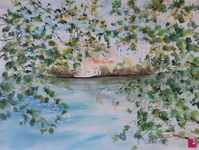 quadri in vendita online - Lago di Fiastra
