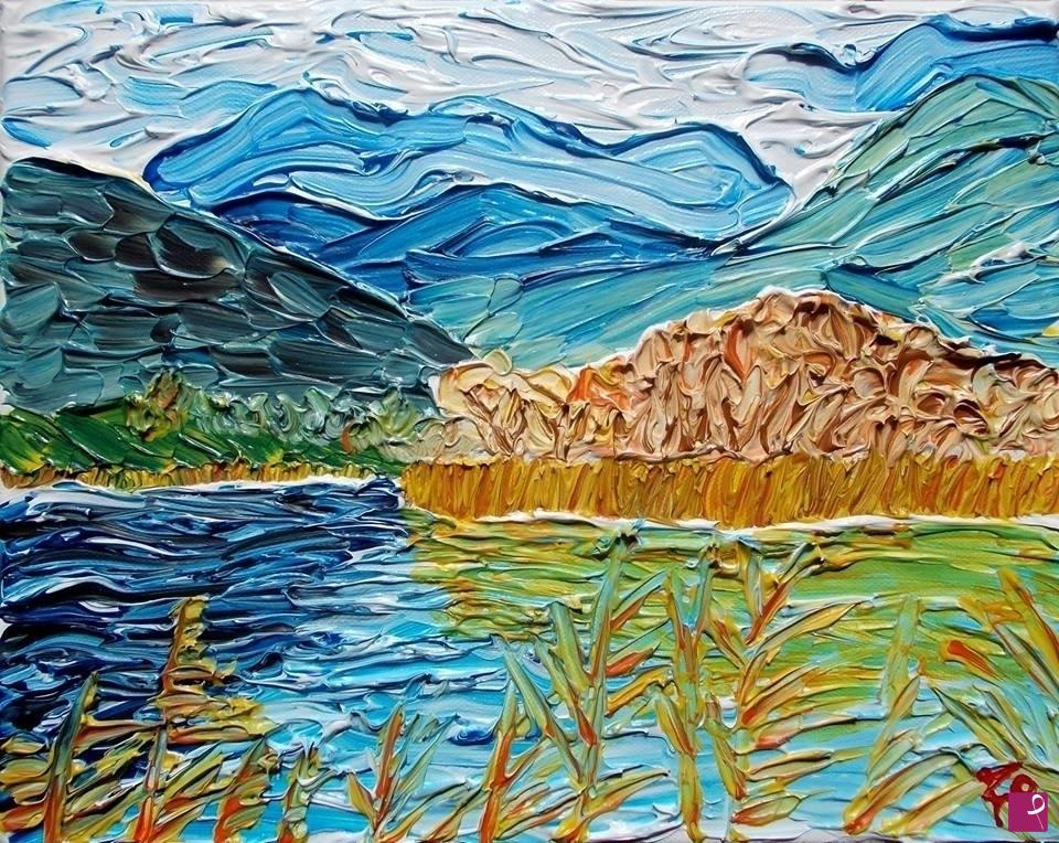 quadri in vendita online - Lago di Fondi