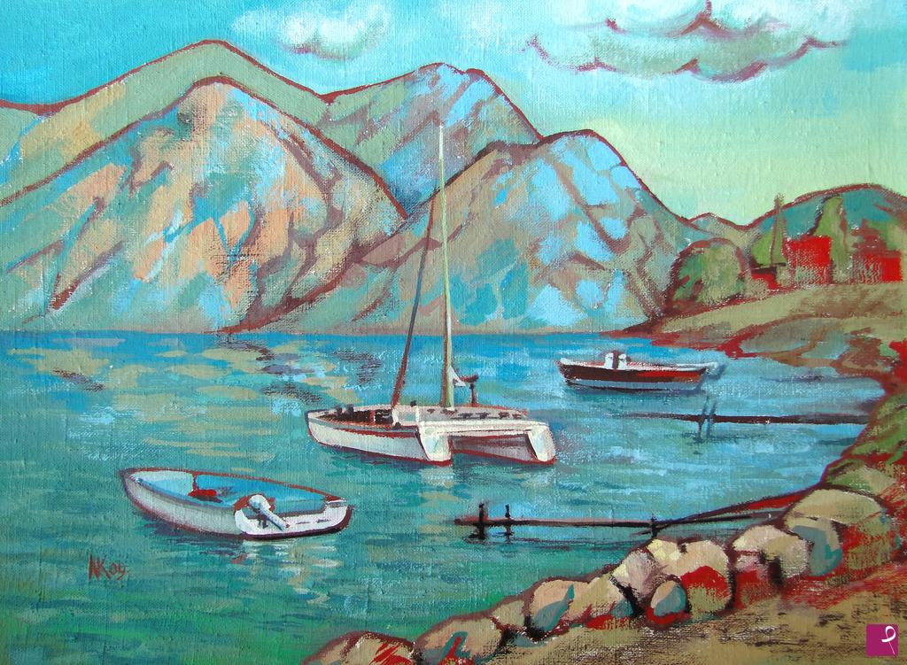 quadri in vendita online - lago di Garda