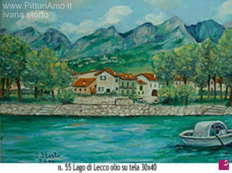 quadri in vendita online - Lago di Lecco
