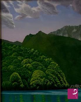 quadri in vendita online - Lago di Ledro