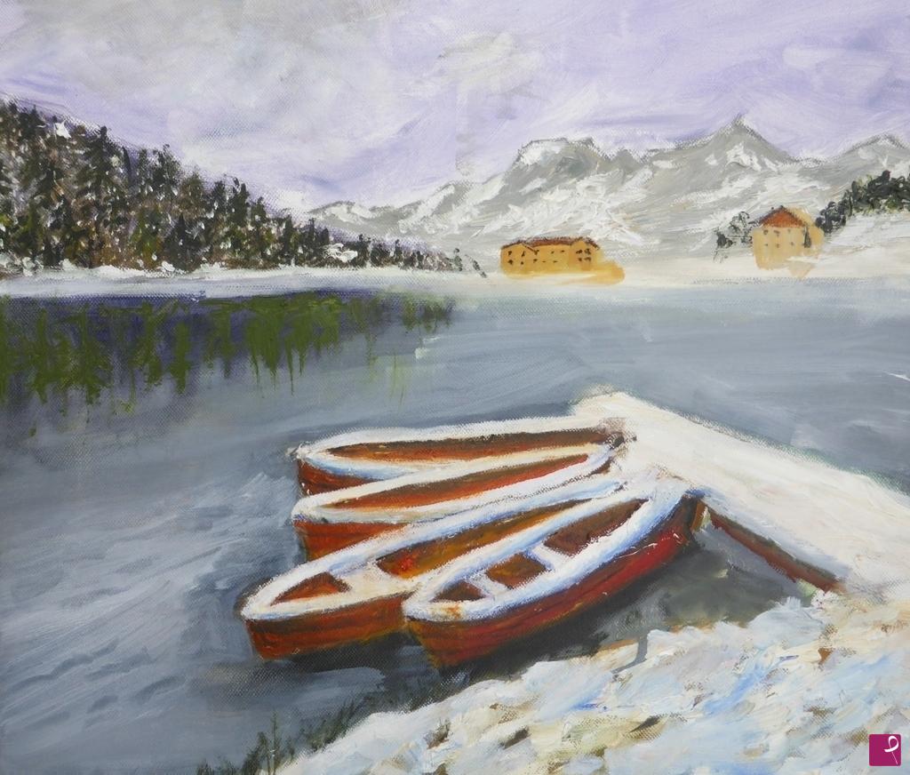 quadri in vendita online - lago di Misurina