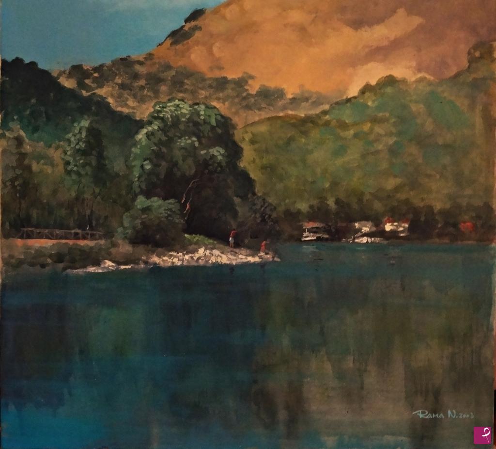 quadri in vendita online - Lago di Scanno 
