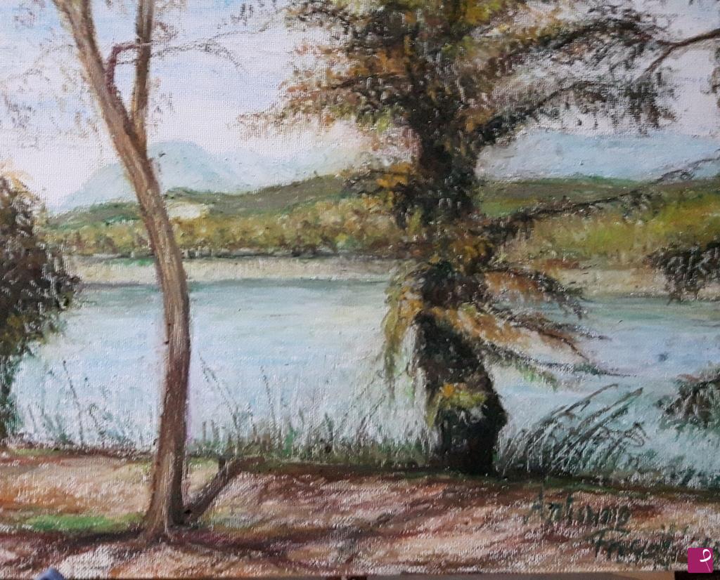 quadri in vendita online - Lago di Telese Terme